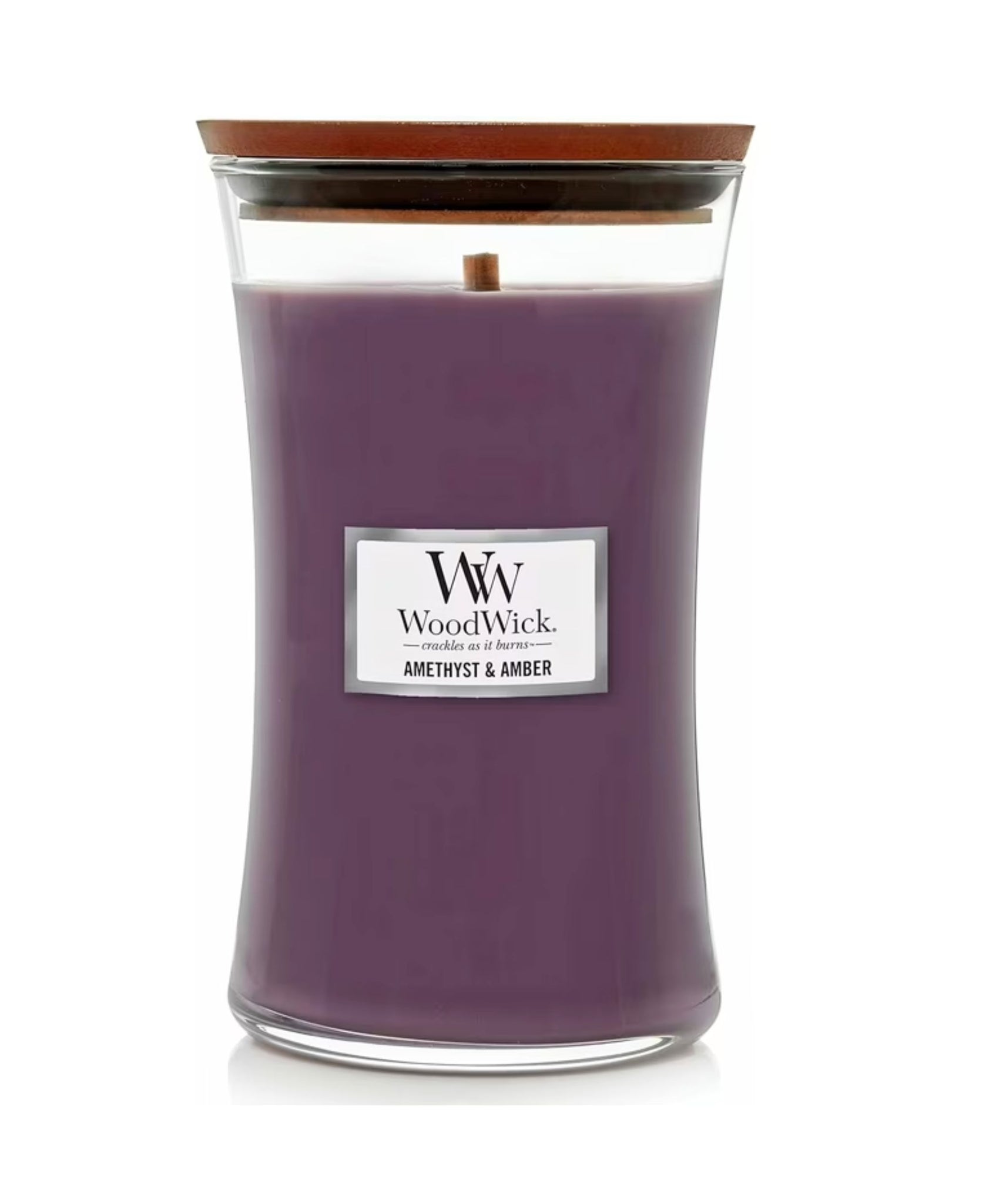 WoodWick Amethyst & Amber Candle - Large