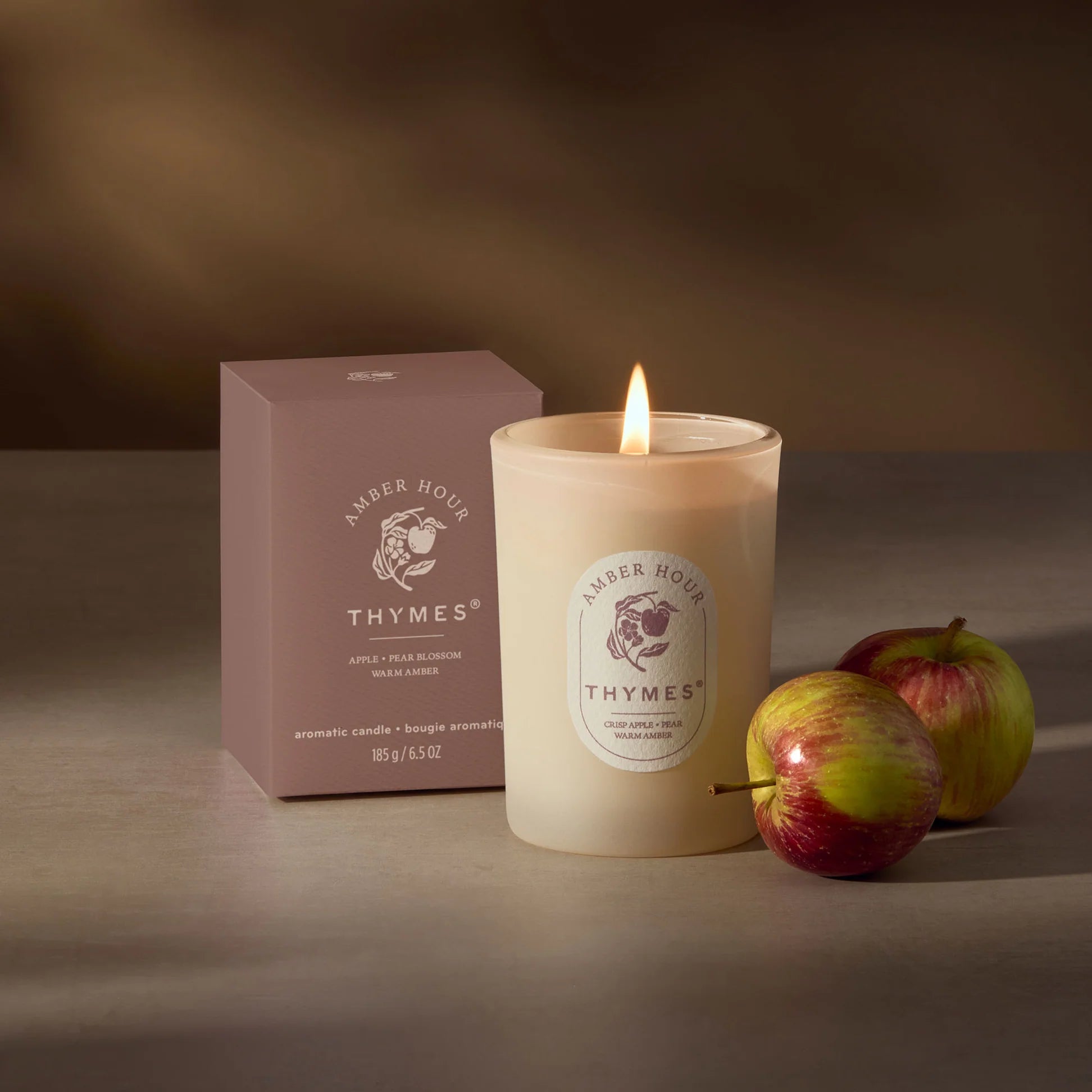 Thymes Amber Hour Poured Candle 6.5 oz