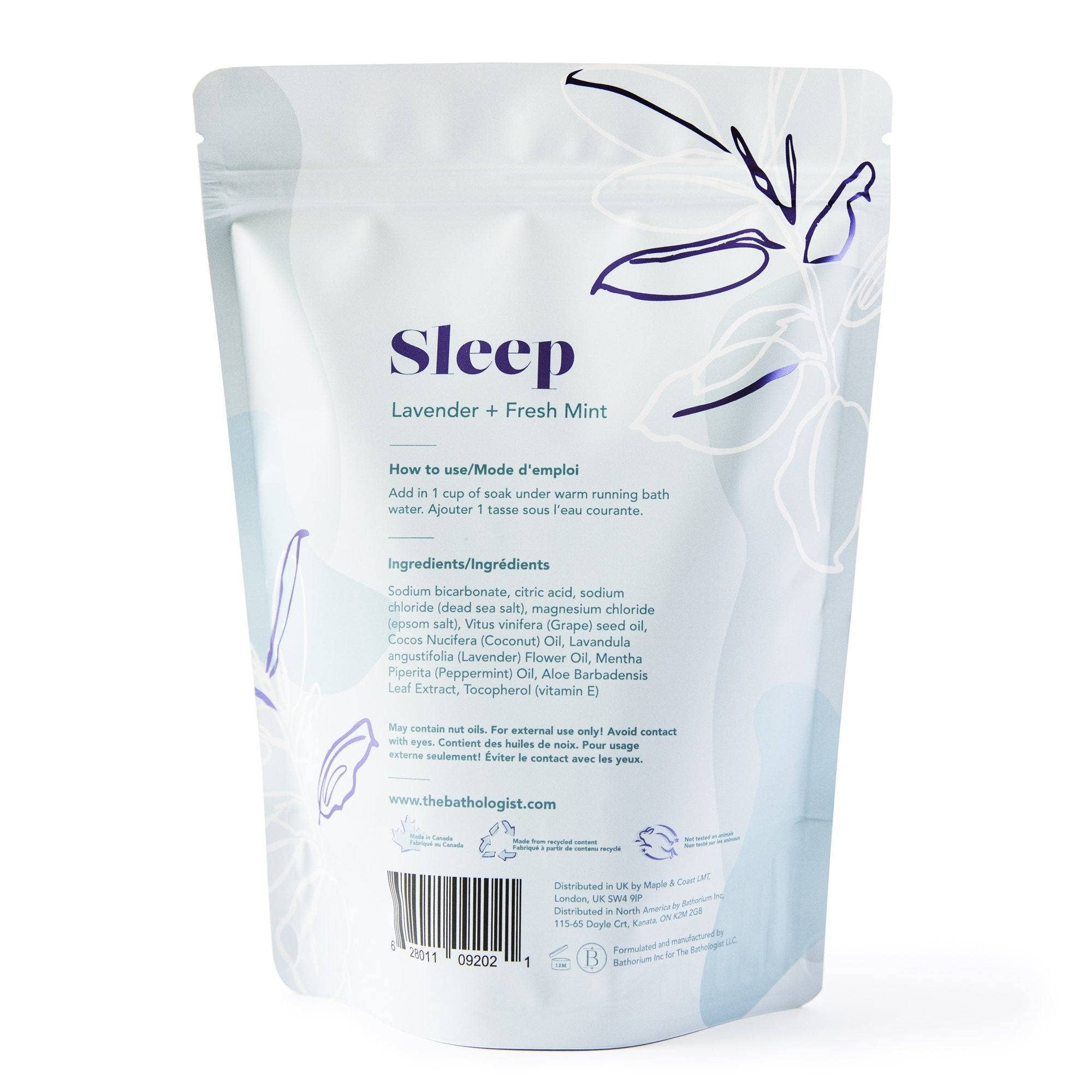 Bathorium The Bathologist Sleep Fizzy Bath Soak 907g