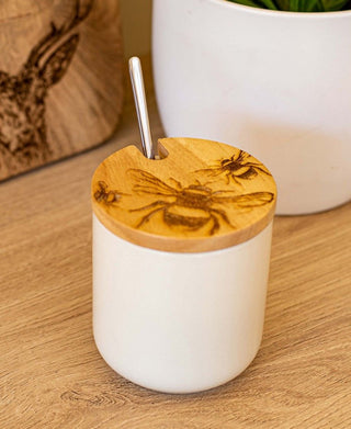 Bee Jar and Spoon Set