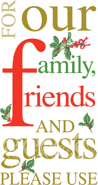 Ihr Please Use Christmas Guest Napkins