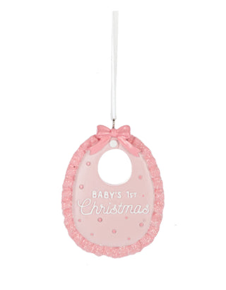 Baby's First Christmas Bib Ornament