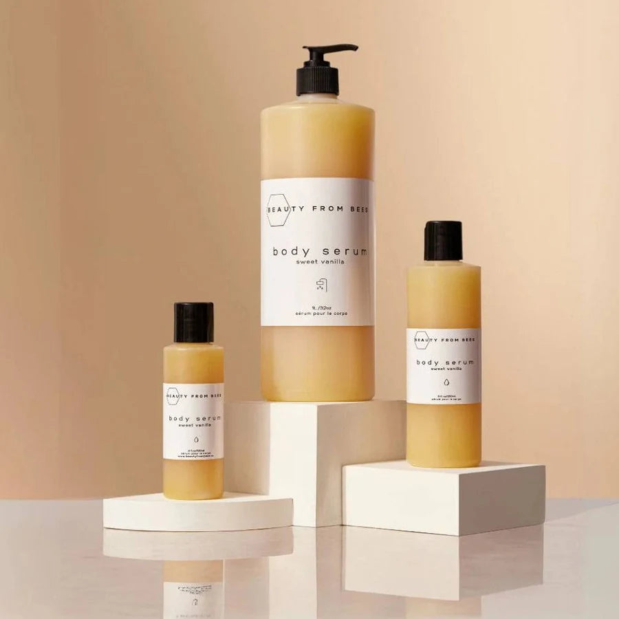 Beauty From Bees Body Serum - Grapefruit + Peppermint - 250 ml/8 fl. oz.