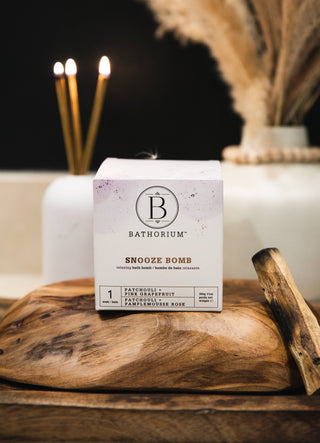 Bathorium Snooze Bath Bomb Single Bath Use