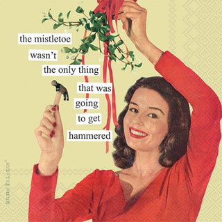 IHR Mistletoe Cocktail Napkin