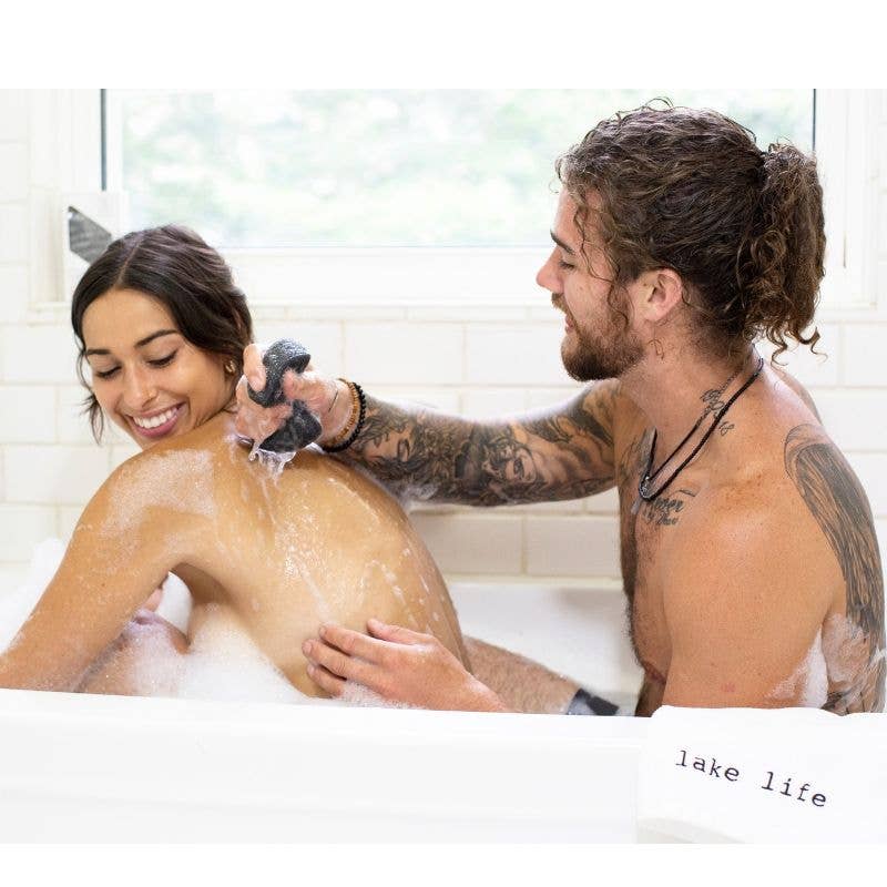 Bathorium Konjac Bamboo Charcoal Body Sponge