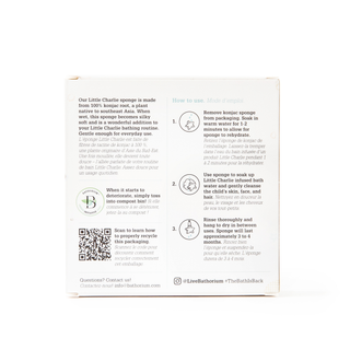Bathorium Konjac Little Charlie Body Sponge