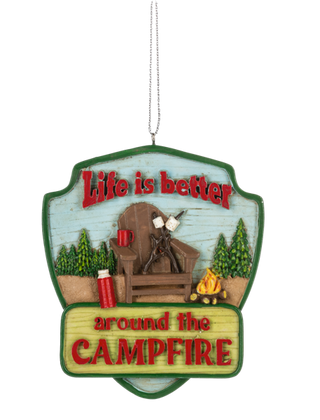 Camping Plaque Ornaments