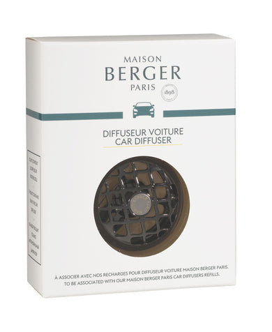Resonance Gunmetal Car Diffuser - Maison Berger