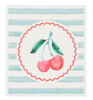 Cherry Reusable Dish Cloth