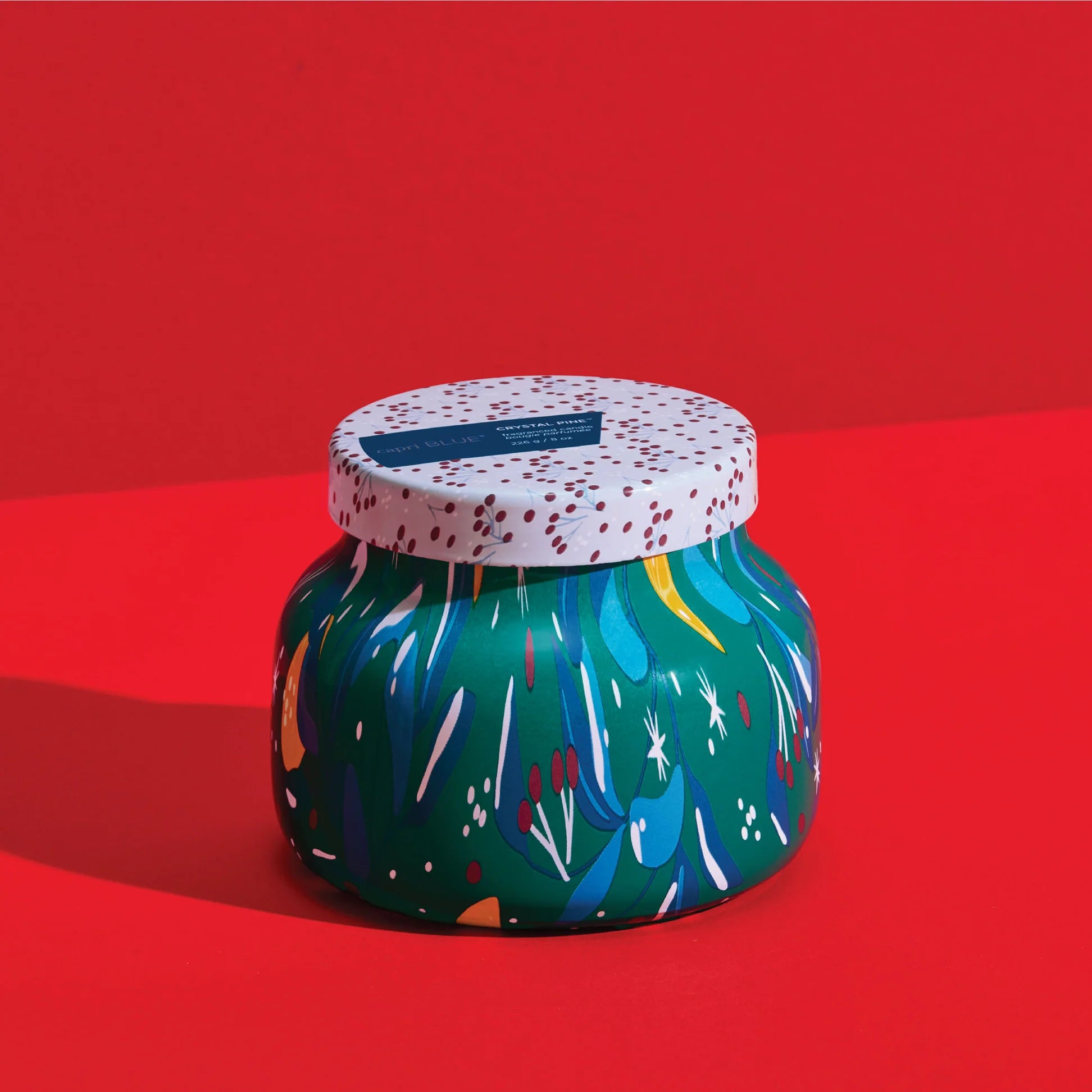 Capri Blue - Volcano Holiday Pattern Play Petite Jar Candle, 8 oz.