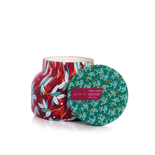 Capri Blue - Tinsel & Spice Holiday Pattern Play Signature Jar Candle, 19 oz.