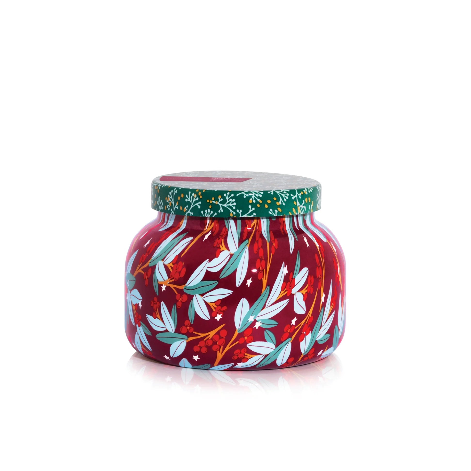 Capri Blue - Tinsel & Spice Holiday Pattern Play Signature Jar Candle, 19 oz.