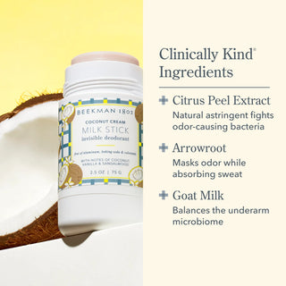 Beekman 1802 Coconut Cream Milk Stick Deodorant