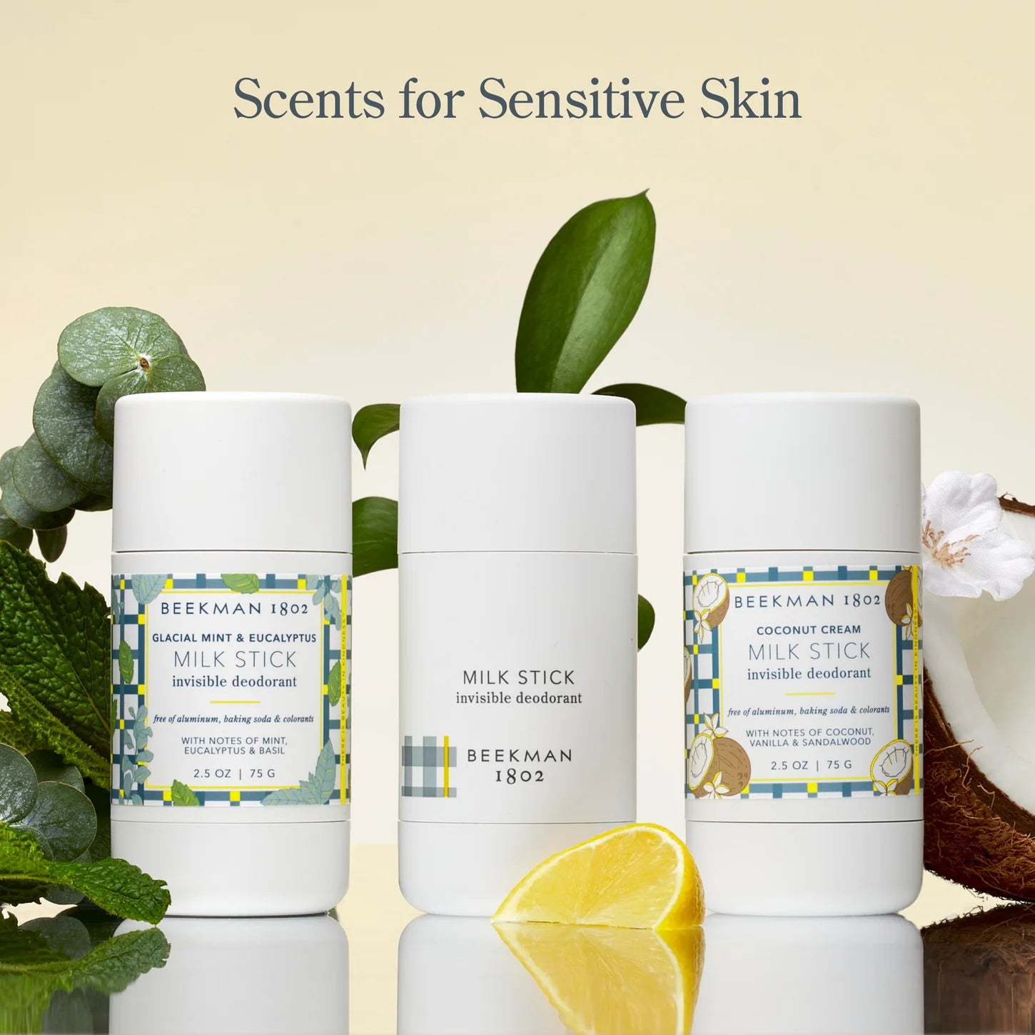 Beekman 1802 Coconut Cream Milk Stick Deodorant