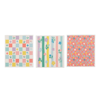 Floral Reusable Dish Cloth