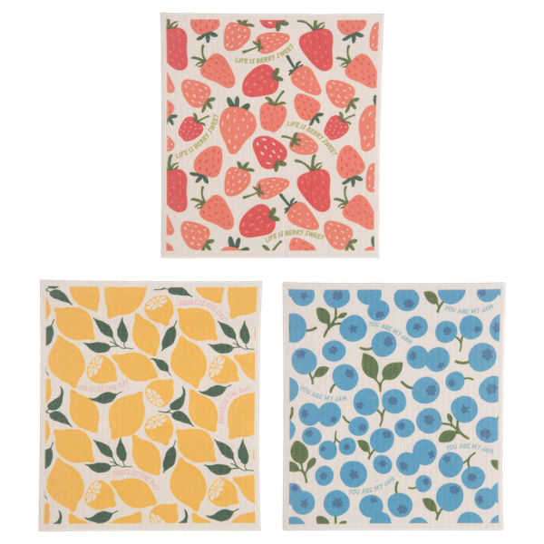 Fruit Reusable Dish Cloth