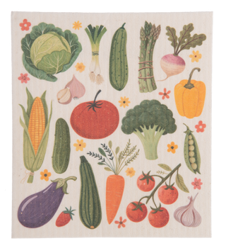 Vegetable Reusable Dish Cloth