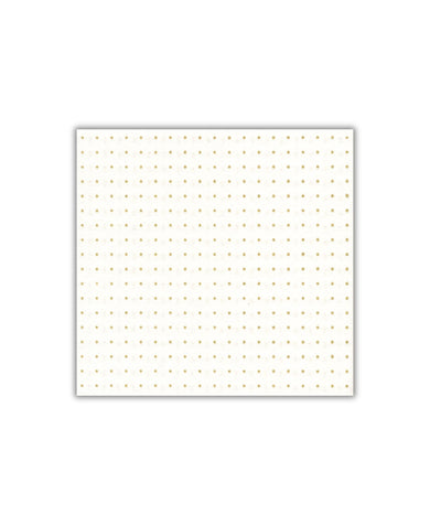 Paviot Cosmos White W/Gold Dots Cocktail Napkins