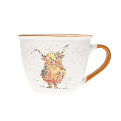 Bug Art Porcelain Timpani Mug/Bowl - Highland Cow