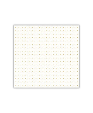 Paviot Cosmos White W/Gold Dots Dinner Napkins
