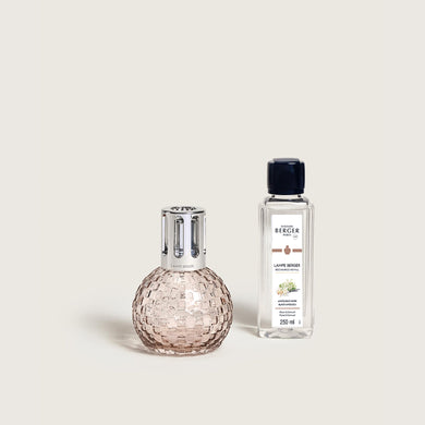 Lampe Berger Disco Pink Fragrance Lamp Gift Set with Black Angelica