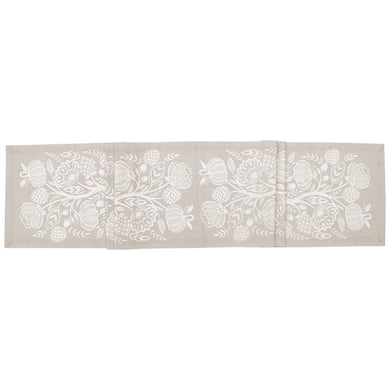 Francis Cream Cotton Table Runner