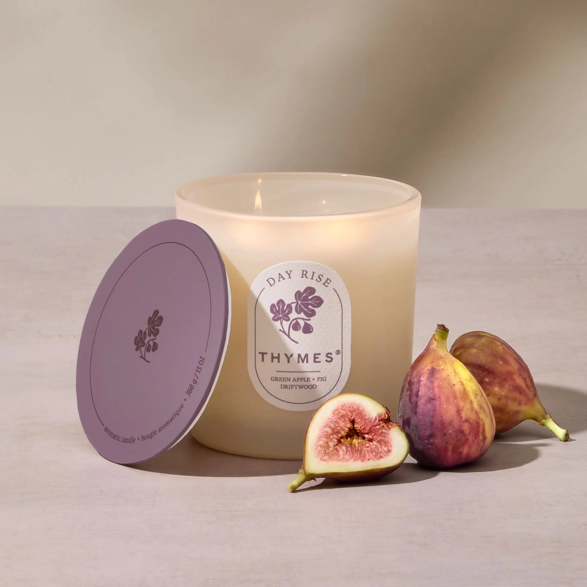 Thymes Day Rise Poured 2 Wick Candle 13 oz
