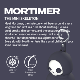 Asobu Spookies Mini Bestie Skeleton Water Bottle Bag Charm