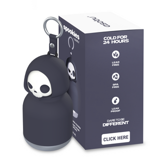 Asobu Spookies Mini Bestie Skeleton Water Bottle Bag Charm