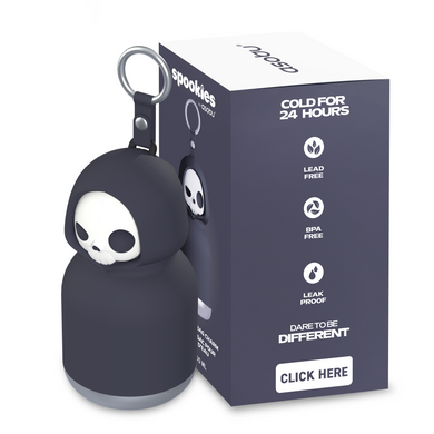 Asobu Spookies Mini Bestie Skeleton Water Bottle Bag Charm