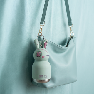 Asobu Spookies Mini Bestie Undead Bunny Water Bottle Bag Charm