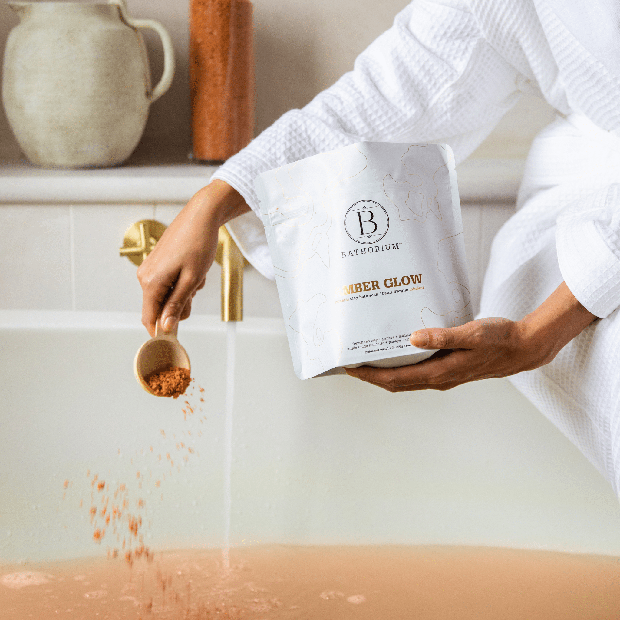 Bathorium Amber Glow Mud Mineral Soak 900g