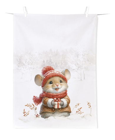 IHR Elli And Becky Fabric Tea Towel