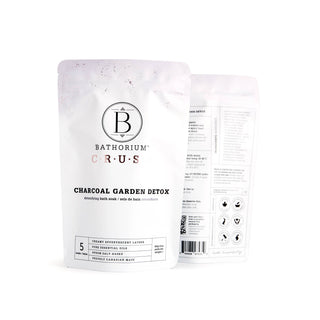 Bathorium Charcoal Garden Detox Crush Bath Soak 600g