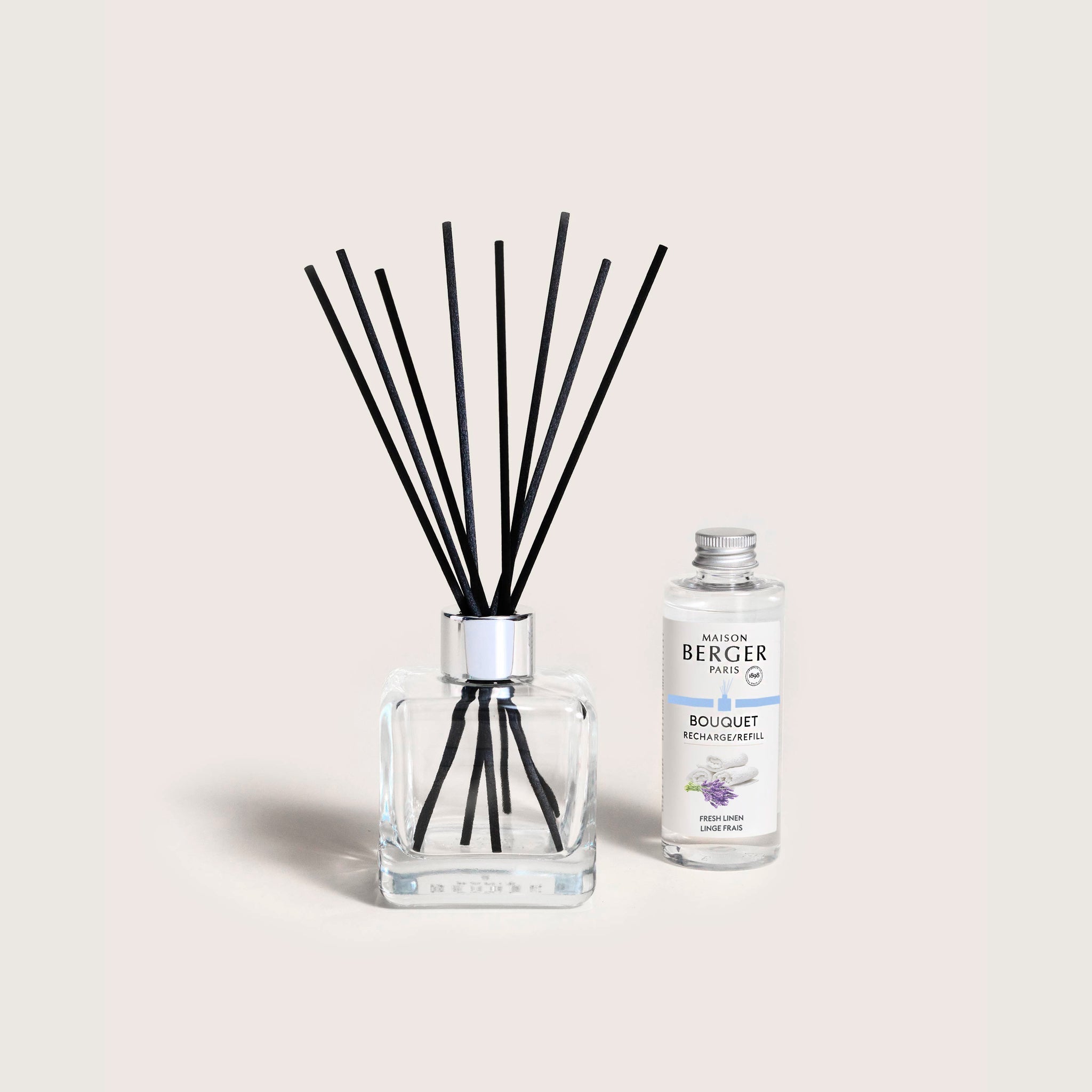 Maison Berger Fresh Linen Cube Reed Diffuser