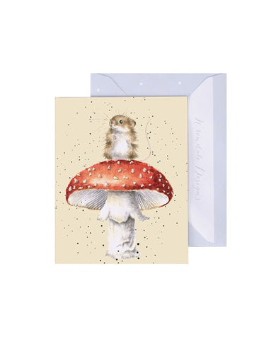 Wrendale Designs 'He's A Fun-Gi' Mouse Gift Enclosure Card