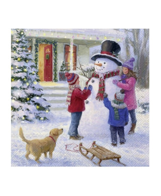 IHR Fun With The Snowman Lunch Napkins