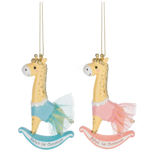 Baby's First Christmas Giraffe Ornament