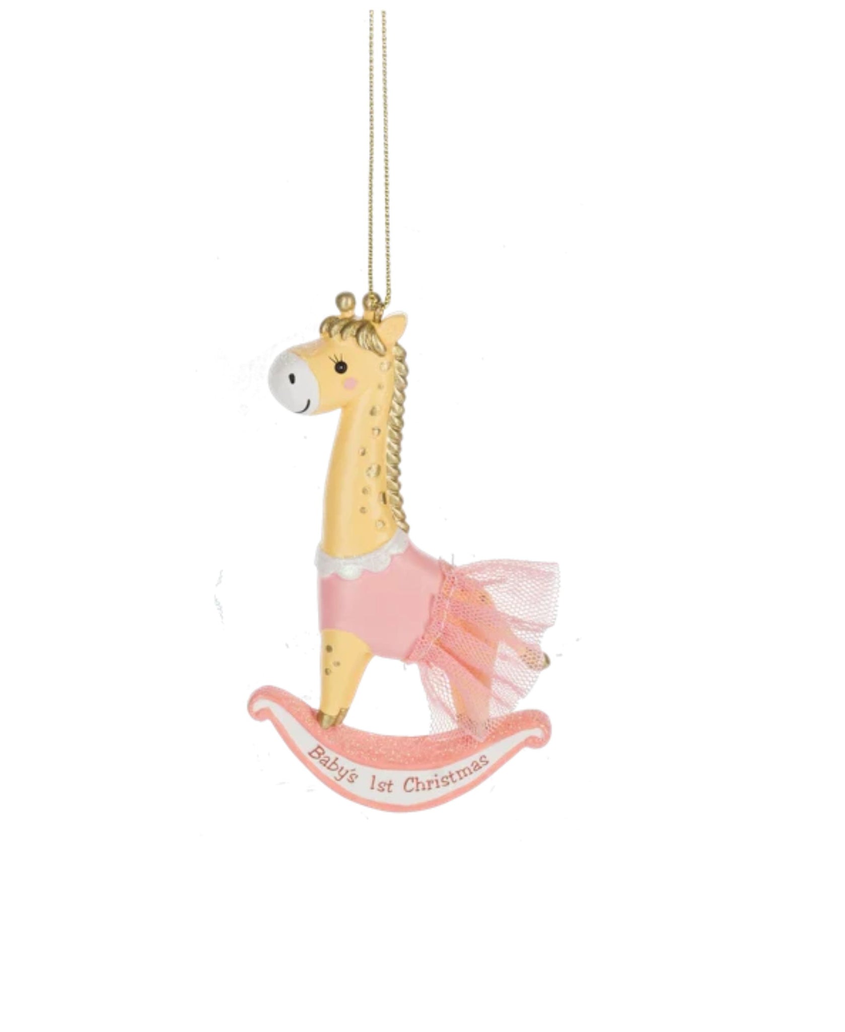 Baby's First Christmas Giraffe Ornament