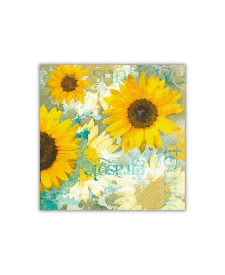 Old Country Design Girasol Cocktail Napkin