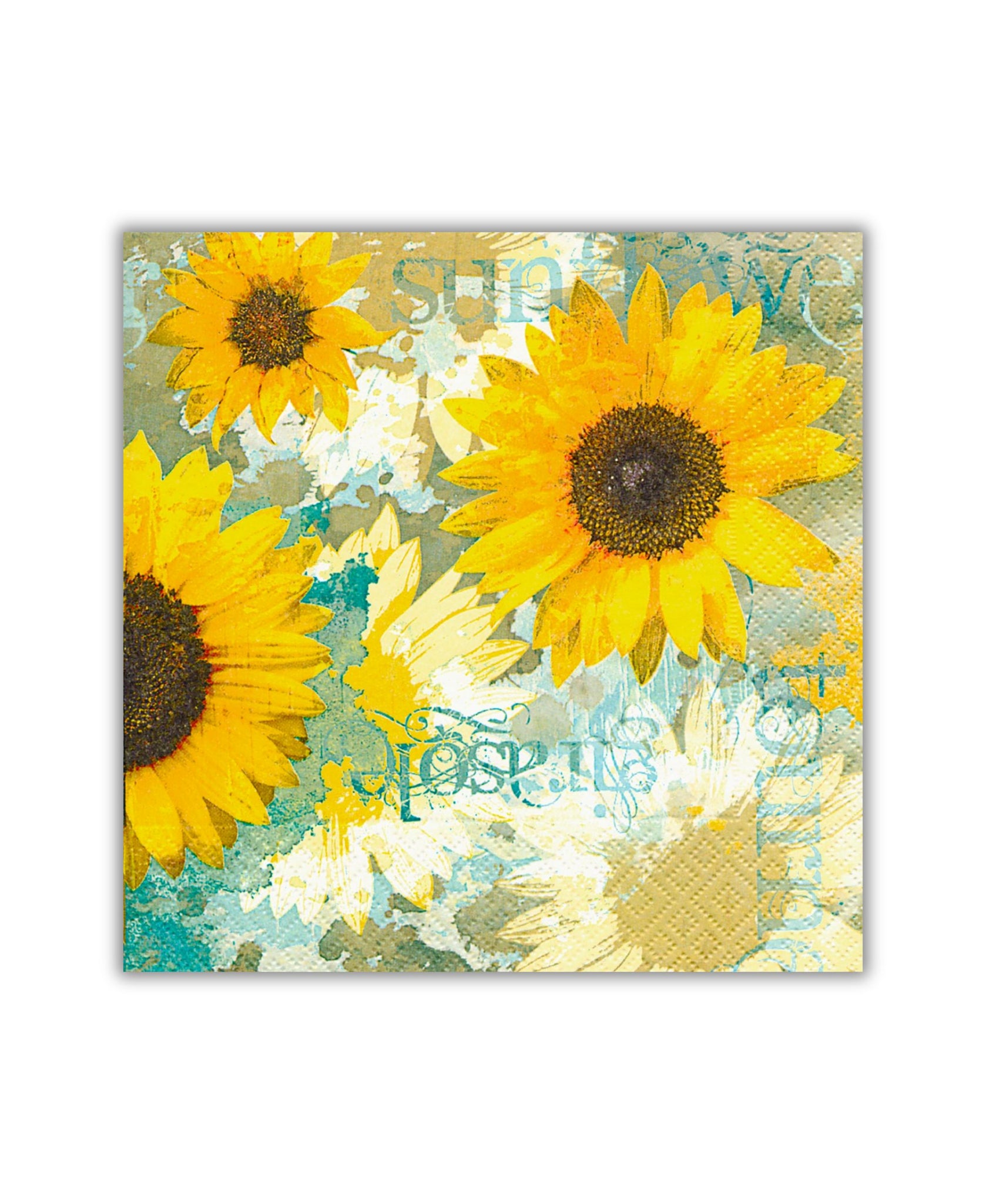 Old Country Design Girasol Luncheon Napkin