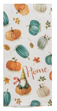 Gnomeland Pumpkin Toss Dual Purpose Terry Kitchen Towel