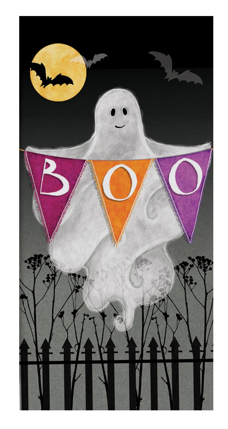 Boo Ghost Kitchen Towel