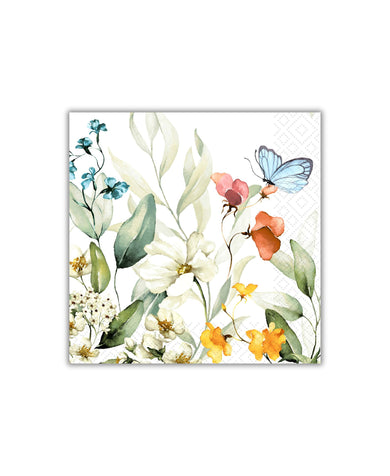 Old Country Design Happy Feeling Cocktail Napkin