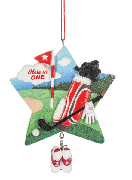 Hole In One Golf Ornament