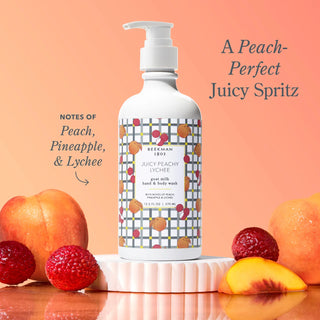 Beekman 1802 Juicy Peach Lychee Goat Milk Hand and Body Wash