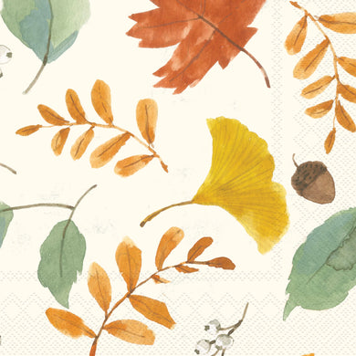 IHR Harvest Leaves Allover Lunch Napkins
