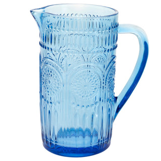 Sky Blue Codi Glass Pitcher 7.75