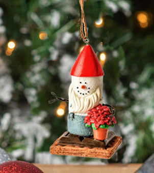 S'mores With Poinsetta Ornament